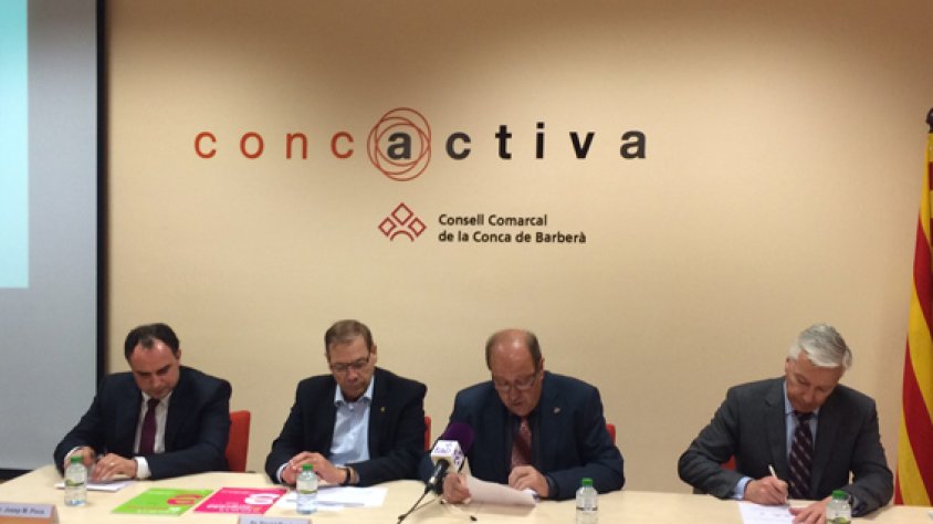 Moment de la presentació a la seu de Concactiva