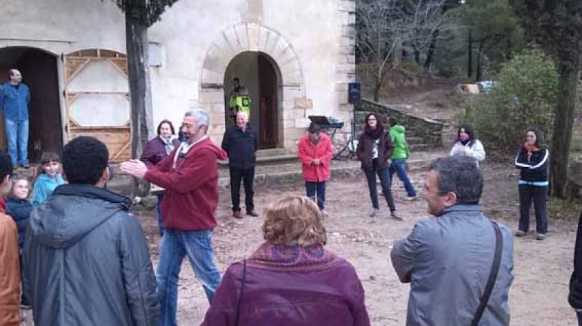 Després de la missa i benedicció de l'ermita hi va haver animació amb Jordi Jubany
