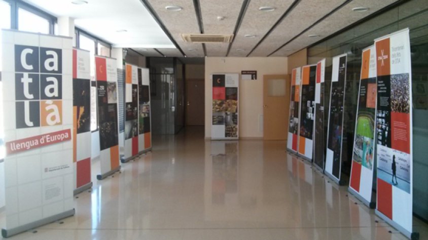 L'exposició a la Biblioteca Comarcal Conangla i Fontanilles