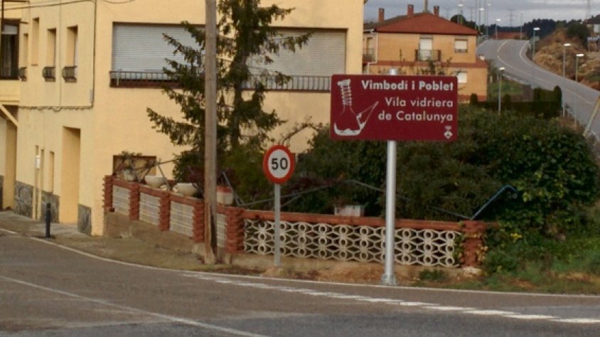 Una de les senyals ja instal·lades