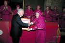 L’Ajuntament de Montblanc nomena Fill Adoptiu de la vila Grabiel Saura i Nagore en el Ple Medieval