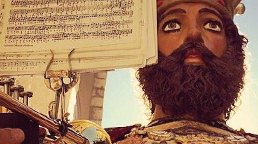 Imatge que presideix el cartell de les Festes de Sant Maties