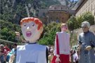 El gegantó Marc apadrina al nou escolanet de l’escolania de Montserrat
