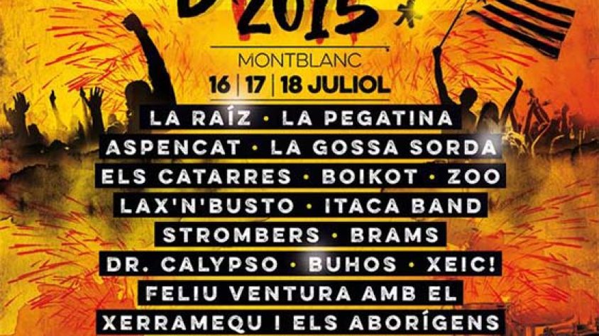 Cartell de l'Acampada Jove 2015