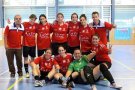 Les jugadores de l’A.E. Montblanc, campiones de la Copa Primavera