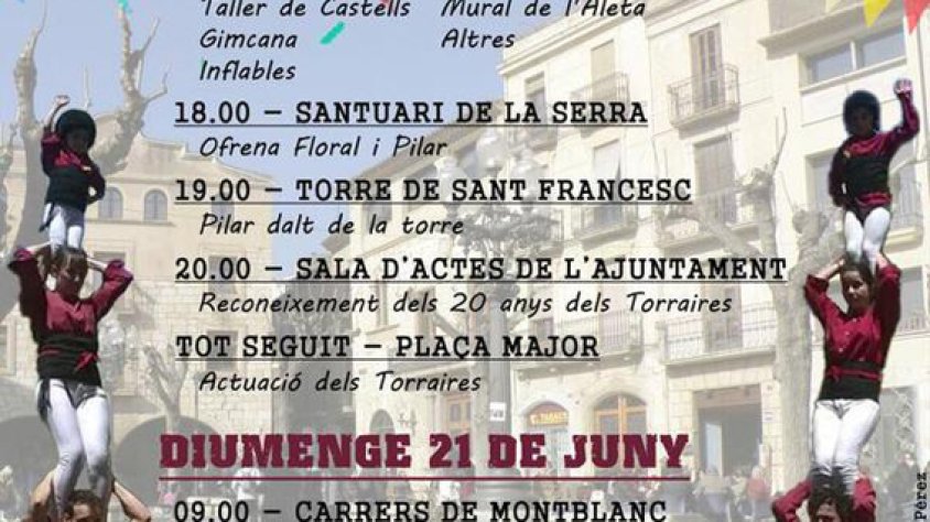 Cartell de la celebració d'aquests 20 anys