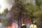 Controlat l’incendi de Montblanc on han cremat 4 hectàrees