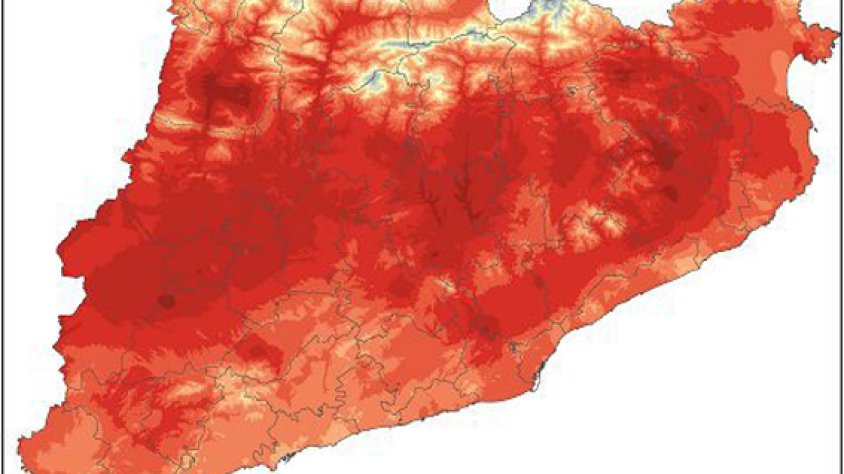 Temperatura màxima del dilluns 6 de juliol