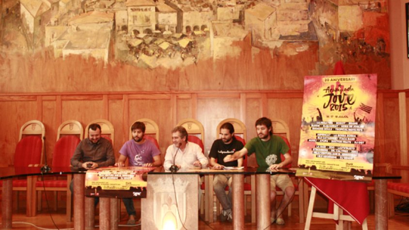 Dia de la presentació de l'Acampada Jove 2015 a Montblanc