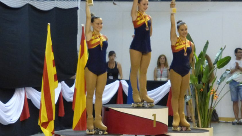 Laia Lloses al podi