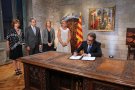 Declaració institucional del president de la Generalitat després de la signatura del decret de convocatòria de les eleccions del 27S