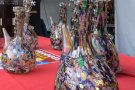 Els porrons del Museu i Forn del Vidre de Vimbodí, protagonistes a la Firagost de Valls