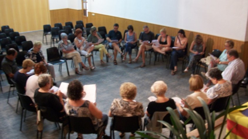 Un moment del taller