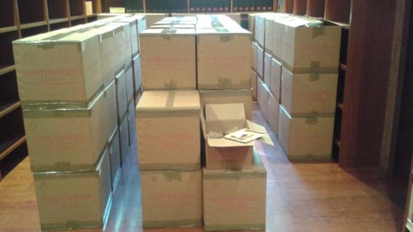 Les caixes d'una part del fons