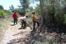 “La Caixa” i la Diputació milloren les àrees naturals i faciliten l’accés al món laboral a 49 persones en risc d’exclusió social
