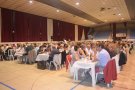 Ple de gom a gom en el sopar de comiat a mossèn Albert Palacín
