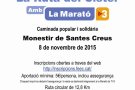 Caminada popular i solidària per la Marató de TV3 entorn al GR®175 La Ruta del Cister