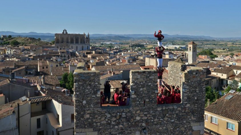Imatge de la diada de celebració dels 20 anys dels Torraires de Montblanc