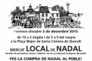 Mercat Local de Nadal a Santa Coloma de Queralt, aquest dissabte