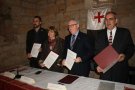 Se signa al Castell de Barberà de la Conca el conveni per finançar les obres de contenció dels moviments del subsòl del municipi