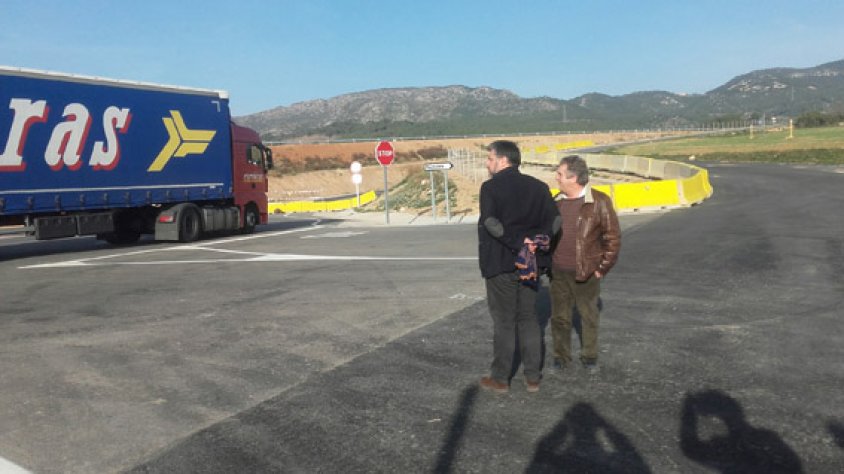 Batet i Andreu en la roda de premsa aquest divendres al matí a Masmolets