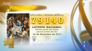 Primer premi de la loteria de Nadal 2015