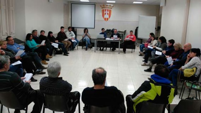 Un instant de l'assemblea