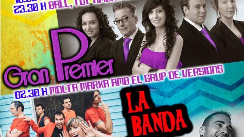 Cartell dels actes de la nit