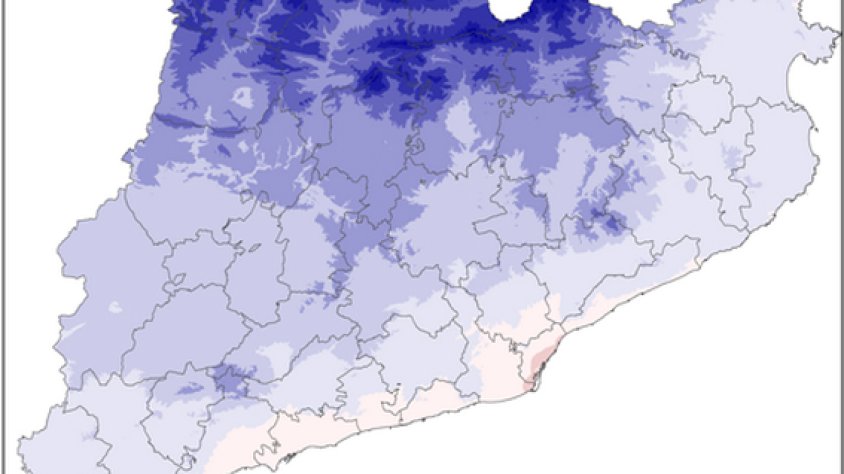 Temperatura mitjana mensual