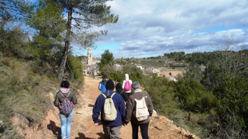 Imatge de l'anterior caminada, a Vallclara