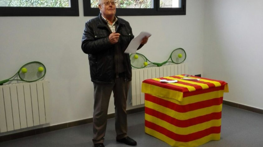 Un moment de la inauguració