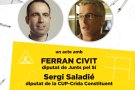 Ferran Civit i Sergi Saladié explicaran l’acord de les formacions i l’estat del procés d’independència a l’Espluga