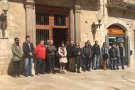 Minut de silenci a Montblanc en solidaritat amb les víctimes dels atemptats de Brussel·les i de l'accident de Freginals
