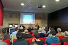 L’alcalde de Santa Coloma de Queralt, Magí Trullols, amfitrió de la trobada per reactivar la zona de muntanya dels Altiplans Centrals de Catalunya