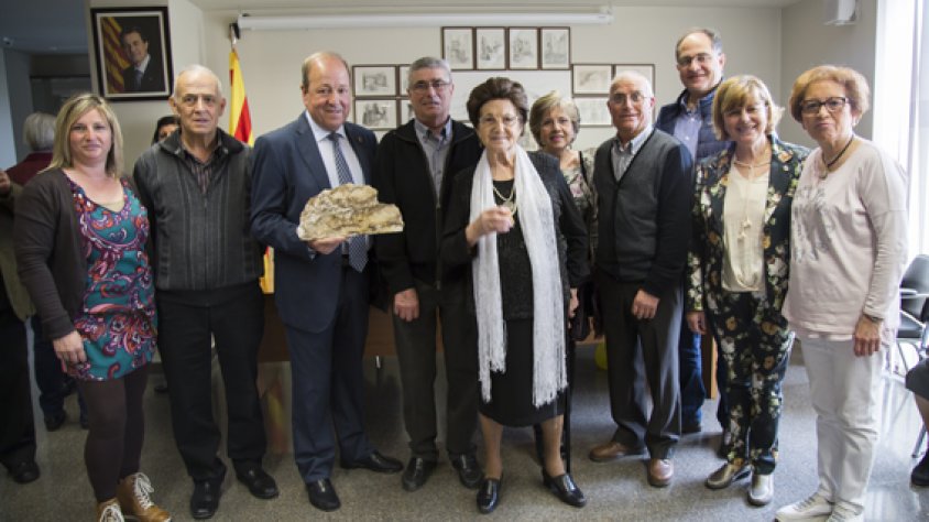 Imatge de l'acte celebrat diumenge a Sarral