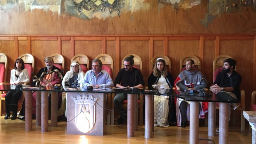 Presentació de la Setmana Medieval a l'Ajuntament de Montblanc aquest dilluns 18 d'abril