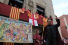 Joan Vizcarra dóna suport a la Muralla de Montblanc al 