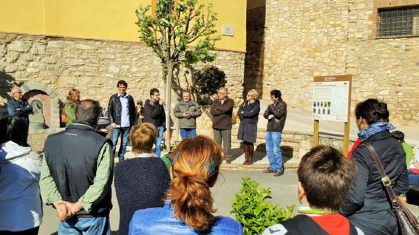 Inauguració d'aquesta nova iniciativa "Arrelats" a Vimbodí i Poblet