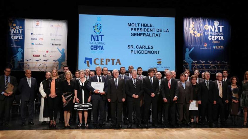Imatge de grup dels premiats