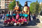 L’associació de Gegants i Grallers de Pira va actuar a Barcelona