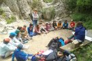 Els alumnes de l’escola MD de la Serra i EEE Tilmar visiten el Paratge de Poblet