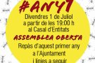 Assemblea oberta de la CUP Montblanc per fer balanç del primer any al consistori