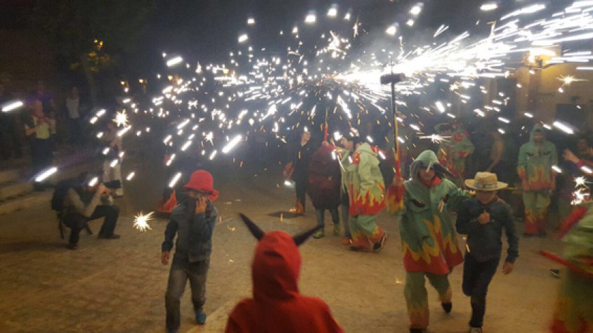 Imatge d'arxiu dels Diables de l'Espluga