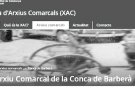 L’Arxiu Comarcal de la Conca de Barberà disposa d’una millorada pàgina web