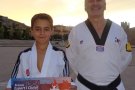 Dani Navarro, promesa del taekwondo montblanquí