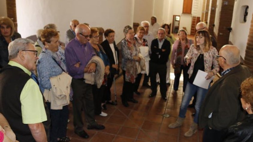 Moment de la visita a la cooperativa de Sarral