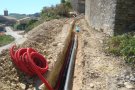 Finalitzen les obres de renovació de la xarxa d'aigua potable a Passanant i Belltall