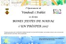 Vimbodí i Poblet felicita el Nadal amb dibuixos d’escolars inspirats en l’Any Potau-Campdesuñer