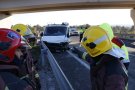 Pas alternatiu a la C-14 a Alcover per una topada entre tres vehicles