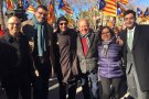 La Conca de Barberà a l'acte de suport a Mas, Rigau i Ortega